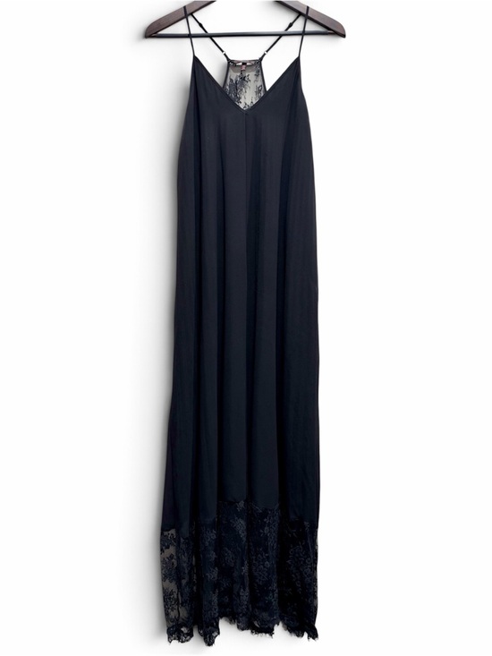 Victoria's Secret Dresses & Skirts - Black Lace Racerback Maxi Slip Dress Victoria’s Secret L Dark Romance